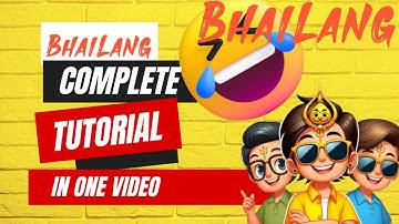BhaiLang Complete Tutorial In One Video 🔥 | Funny Toy Programming Langauge. Bhai Language 😂
