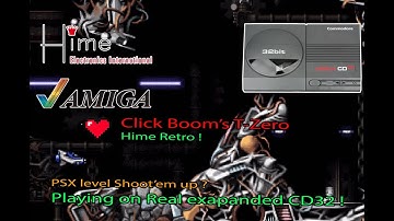 Hime Retro: T-Zero Playing on a real Amiga Hardware. CD32 with an 68030 accelerator!