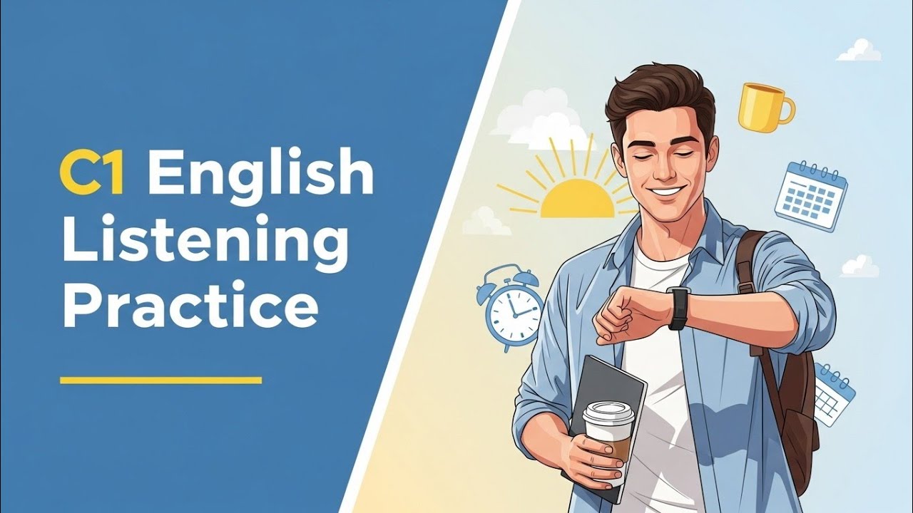 C1 Advanced English Listening Practice | Talking About Daily Routine ...