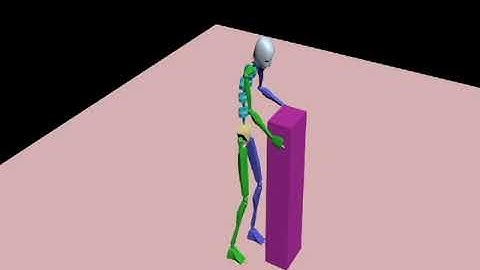 Biped Picking Up An Object