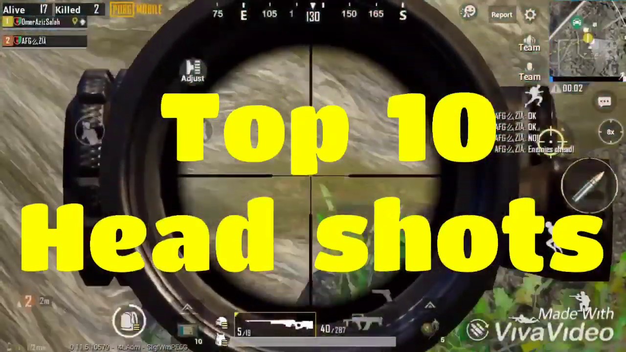 Top 10 HeadShots in PUBG YouTube