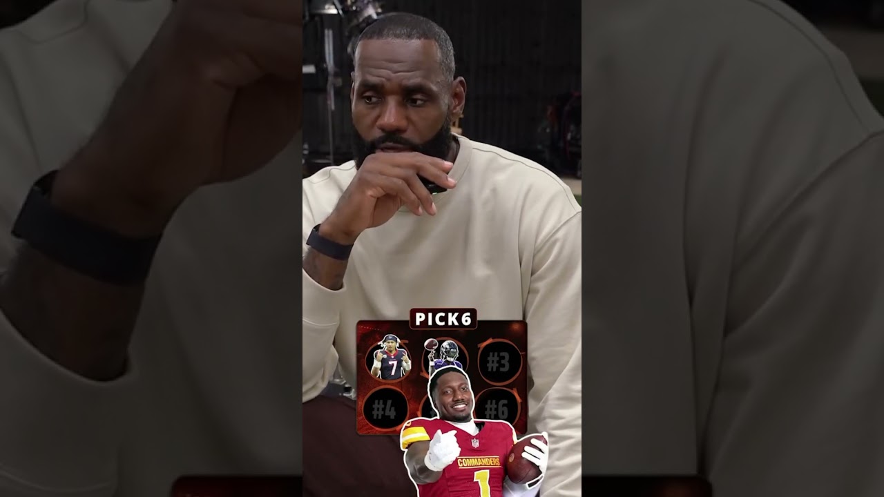 LeBron James Ranks NFL Players to Watch in 2025 👀