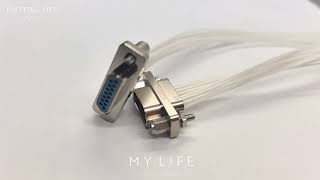 Rectangular connector J30J-15ZKP /15TJL -15CM