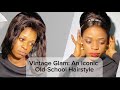 I survived this Old-School Hairstyle // It Didn't Go Well???