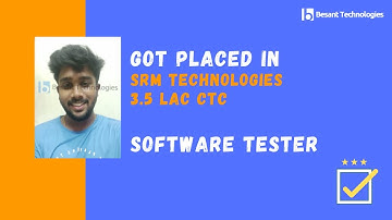 Besant Technologies Reviews | Mukesh Got Placed | Software Testing Course with 100% Placement Jobs