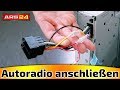 Connect car radio correctly | does not turn on | does not store stations