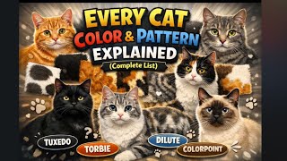 Every Cat Color & Pattern (Complete List)