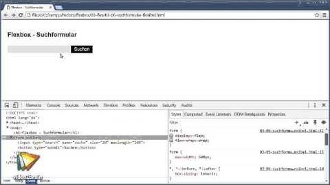 Little Boxes – Flexbox Tutorial: Ein responsives Suchformular per Flexbox |video2brain.com