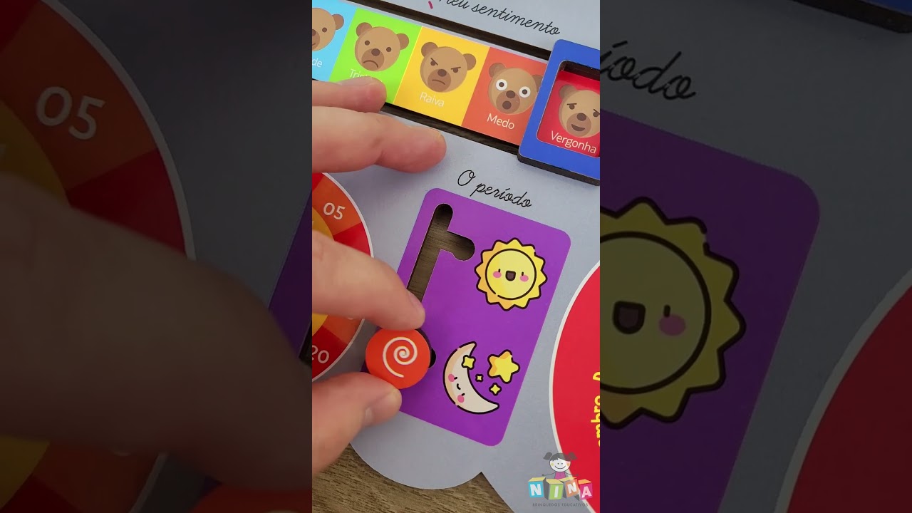 Calendário Animado De Madeira - Babebi - Mit Kids - Brinquedos Educativos e  Criativos