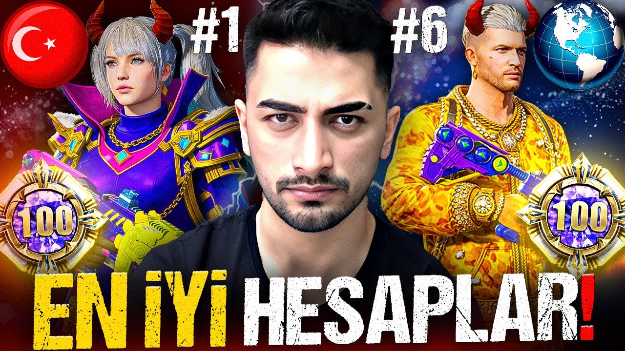 DÜNYA'NIN EN İYİ 6. / TÜRKİYE'NİN EN İYİ 1. HESABINA GİRDİM! | PUBG Mobile