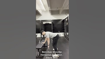 Bent Over Shoulder Horizontal Abduction - Elbow Bent