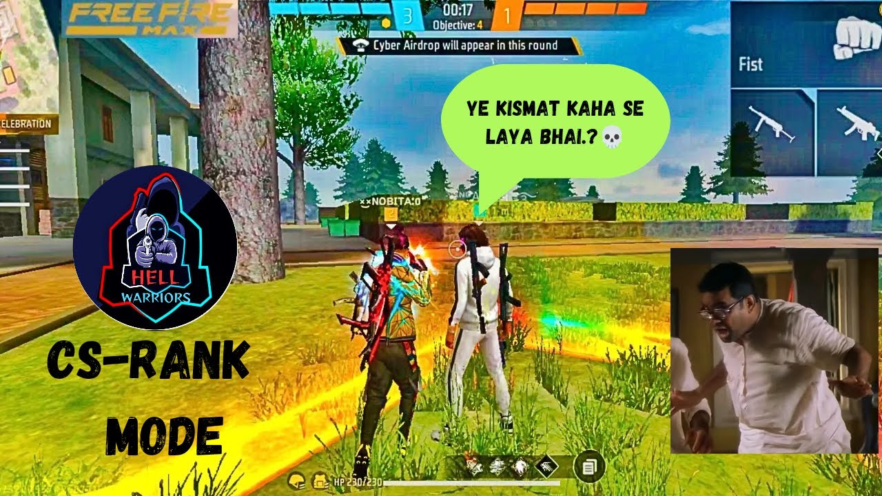 ANSHU & AYUSH FREE FIRE FUNNY GAMEPLAY😂| CS~RANK MODE | BOOYAH | Hell Warriors
