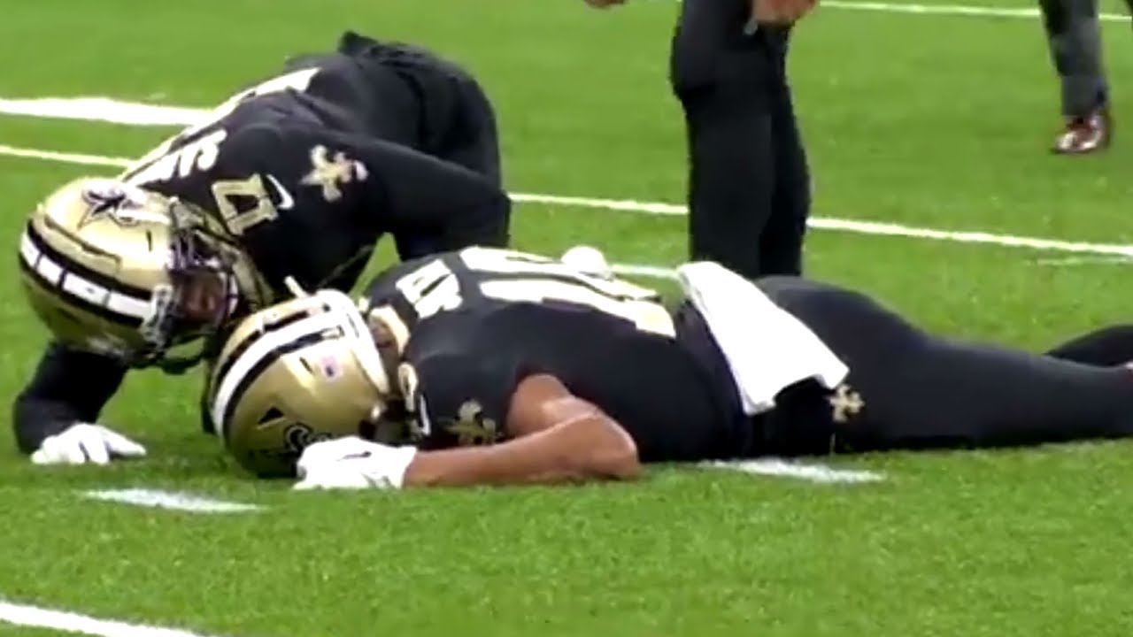 Tre'Quan Smith Knocked Out After Scary Hit vs. 49ers (No Penalty)