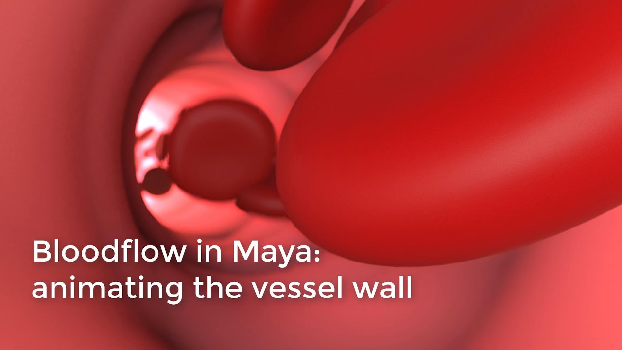 Animated capillary texture to simulate blood flow - YouTube