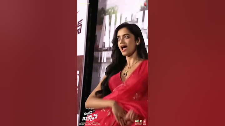 Bhagyashri Borse Dance performance to Reppal Dappul song MrBachchan Teaser Launch Event | PMF