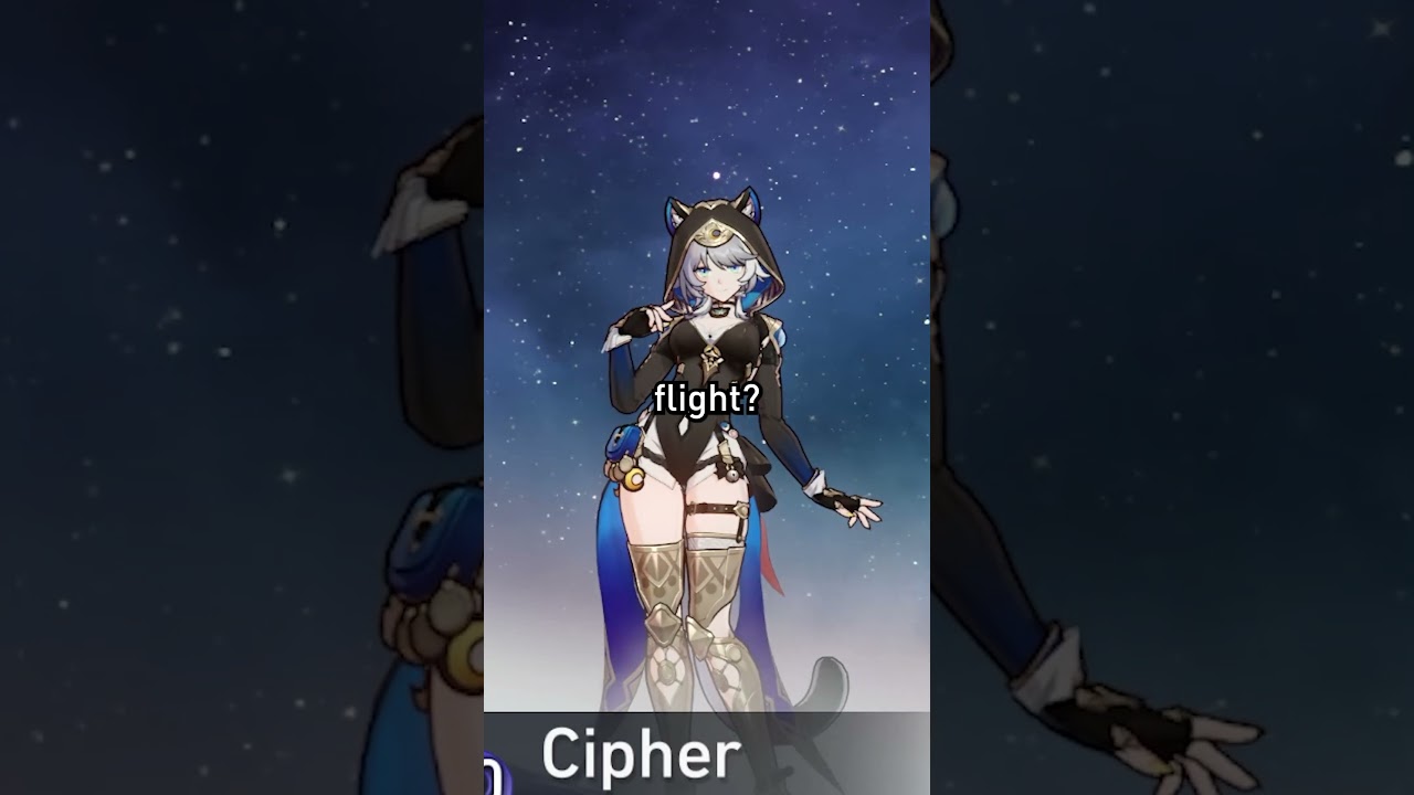 Cipher unique dialogue when paired with Tribbie - Honkai Star Rail 3.3