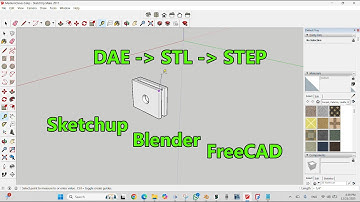 DAE to STL to STEP file