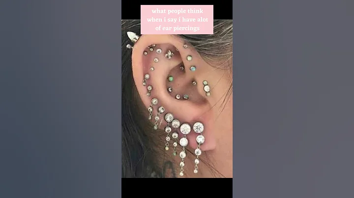 What people think when you say you have a lot of ear piercings & what your ears actually look like! - DayDayNews