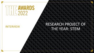 THE Awards 2022 interview: Research Project of the Year: STEM