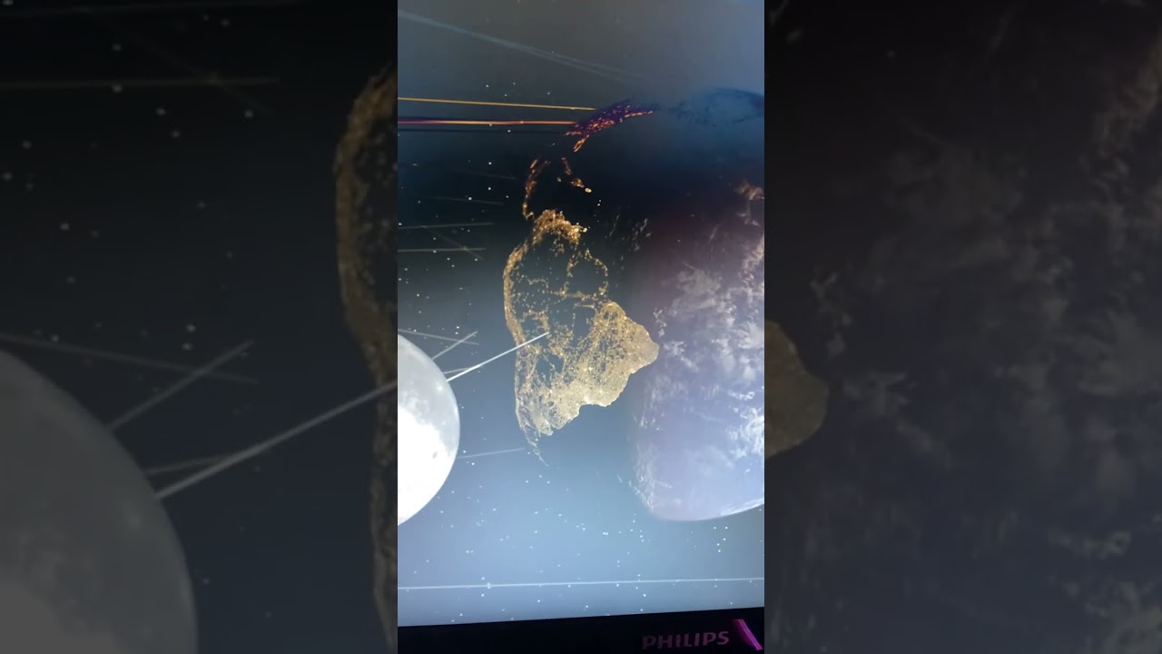 Moon crashing into the earth shorts moon earthuniversesandbox 