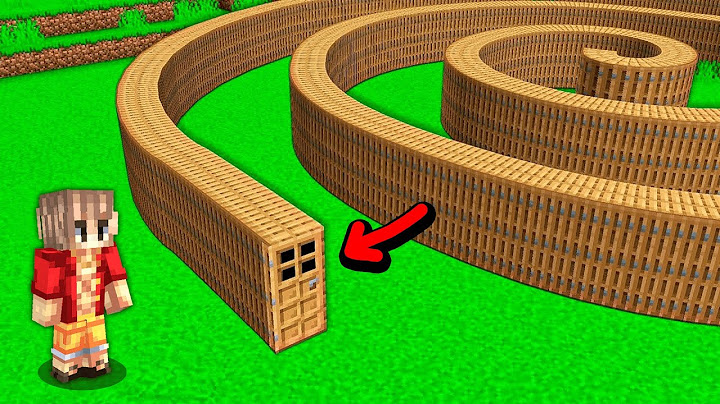 J’ai Créé la Porte la plus Longue de Minecraft !