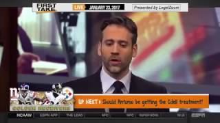 First Take - Stephen A. Smith Rips Big Ben And Antonio Brown
