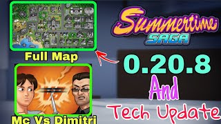 Summertime Saga 0.20.8 Why Not Full Map || Tech Update || Mc Vs Dimitri Fight || Why New location