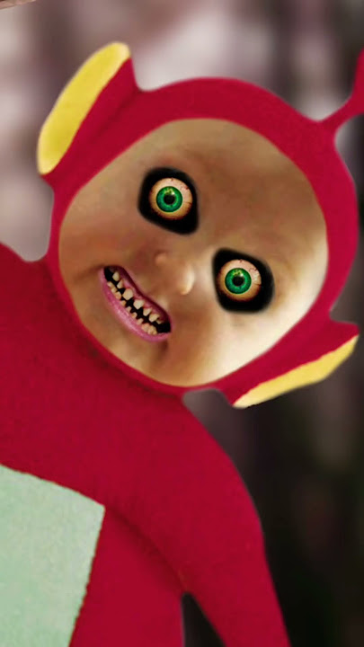 Time for Teletubbies! 💀🎨 #procreate #photoshop #scary #spooky #art
