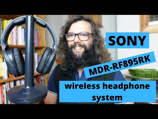 Sony MDR RF895RK Wireless stereo headphone system 2022 - YouTube