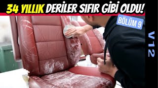 V12 | BMW 750iL Derileri İlk Günkü Gibi Oldu | 2.Bölüm: Deri Restorasyonu ve Pandizot Kaplama