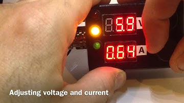 Mini DIY 3A adjustable power supply (adjust voltage and current)