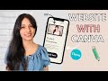 How to create website with Canva fast and easy|Create website for free