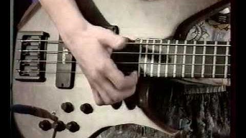 Bass Lesson Pascal Mulot   Slap Bass chunk 1