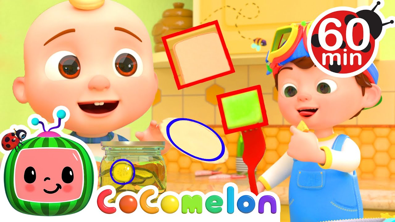 Shapes in My Lunchbox Song! + More, @Cocomelon - Nursery Rhymes