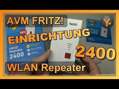 Einrichtung & Konfiguration: AVM FRITZ! WLAN Repeater 2400