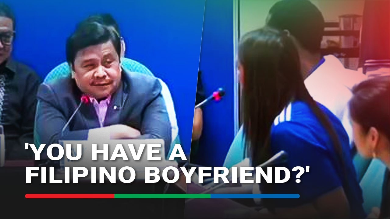 VIRAL: Pagtanong ni Jinggoy kung may 'Filipino boyfriend' si Elizabeth Means | ABS-CBN News