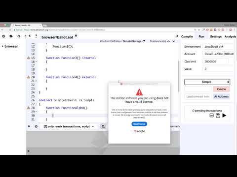 Visibility Specifiers [Create Blockchain Applications Using Solidity]