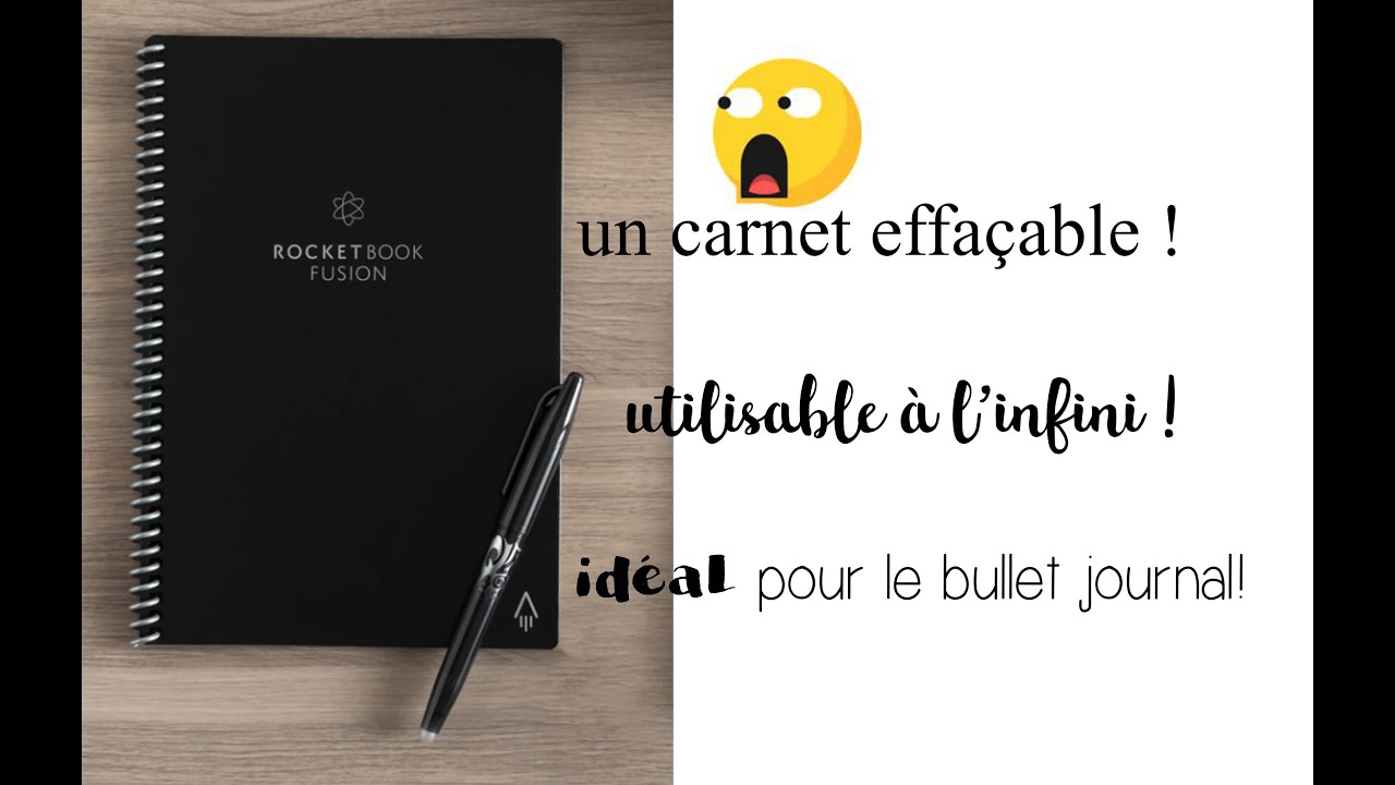 ROCKETBOOK [français] Un carnet effaçable, réutilisable à l'infini :  MAGIQUE ! (+ code promo) - YouTube