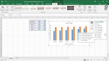How to add vertical gridlines to chart in Excel