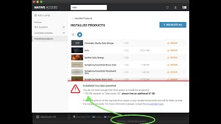 THIS IS WHY Native Access didn't install with "enough space" available...