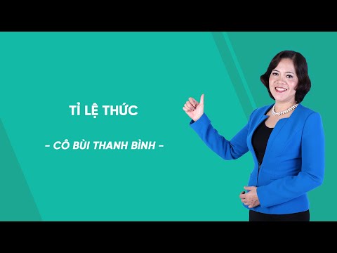 Video Tỉ lệ thức - Toán 7 - Cô Bùi Thanh Bình - HOCMAI - youtube