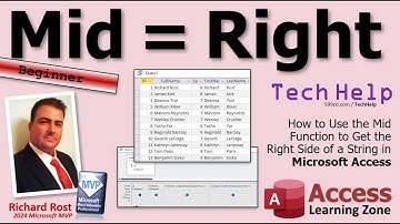 How to Use the Mid Function to Get the Right Side of a String in Microsoft Access