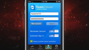 Control ANY Computer With IPhone/IPad/IPod Touch FREE AND EASY (Teamviewer)