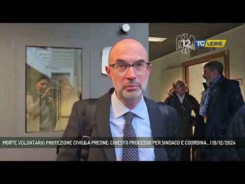 MORTE VOLONTARIO PROTEZIONE CIVILE A PREONE: CHIESTO PROCESSO PER SINDACO E COORDINA... | 19/12/2024
