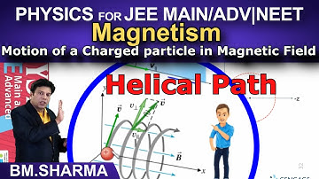 Magnetism| Motion of a  Charged particle in Magnetic field | #5 |Class 12 #NEET |#JEE by BM Sharma