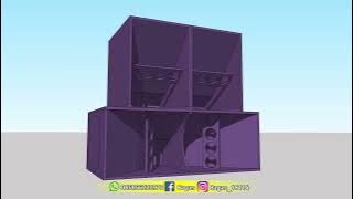 SKEMA BOX FUNKTION ONE (F1) 221 DUAL 21 INCH SUBWOOFER