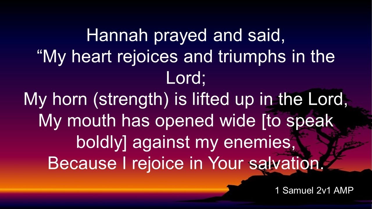 1 Samuel 2 Amplified Version Audio With Subtitles - YouTube