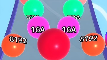 Ball Run 2048 - All Levels Gameplay Android, iOS ( Levels 572 )