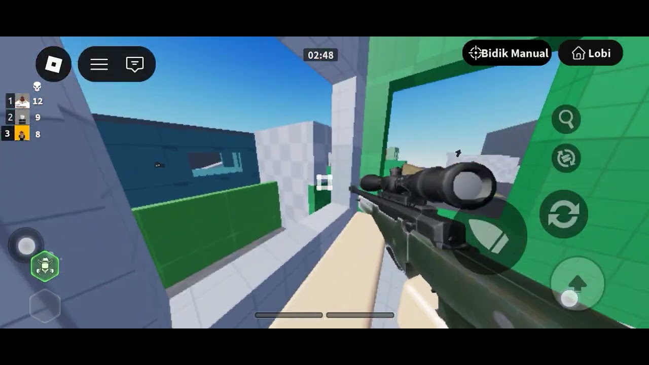 Hasil latihan di game codm/call of duty mobile 