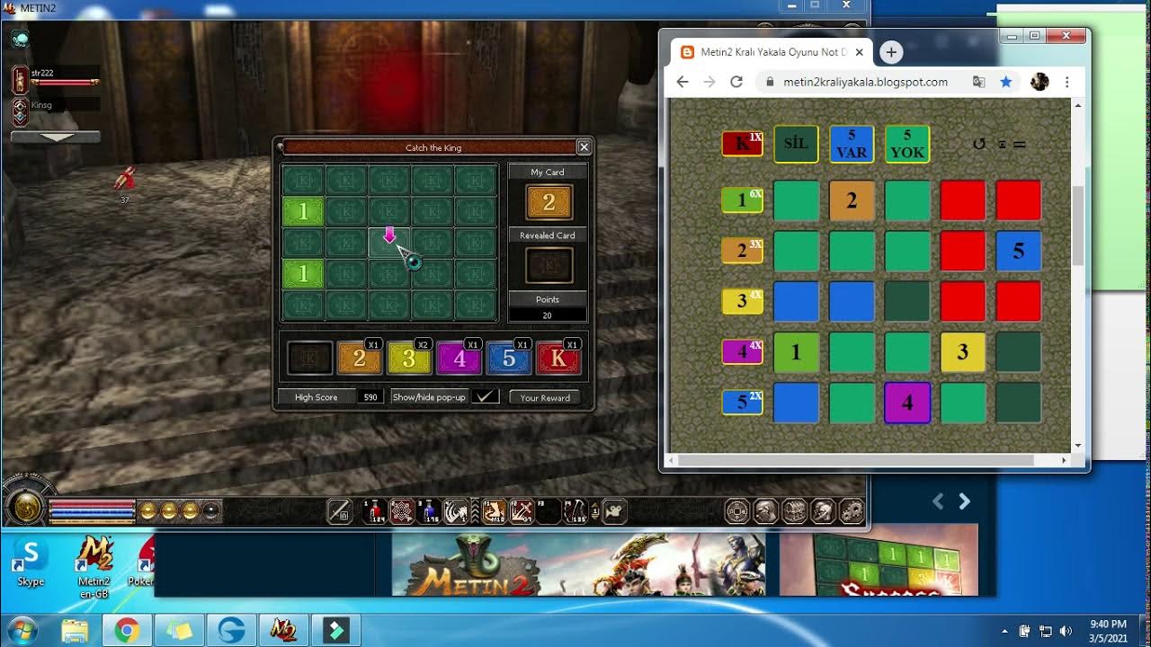 Metin2 King Card Game (play a few decks) 13x Gold KingChest 5x Silver King Chest YouTube